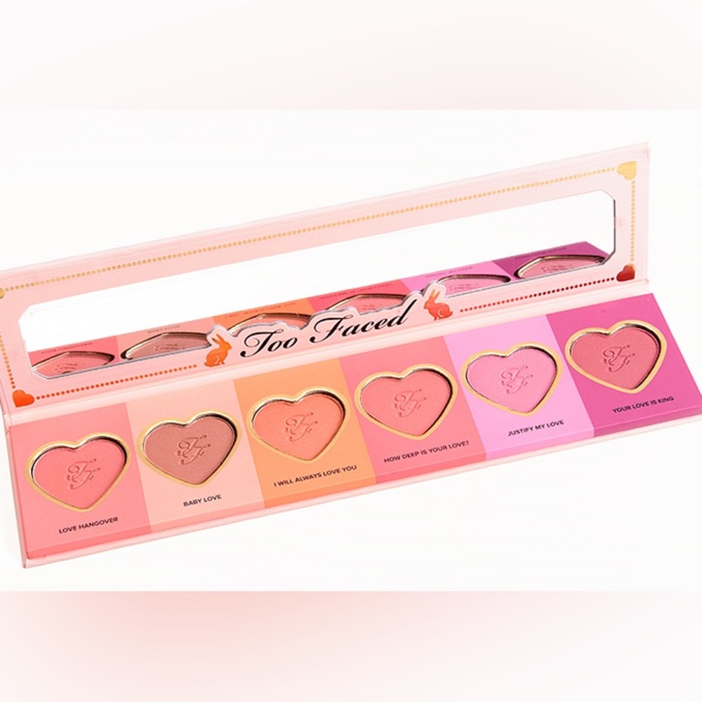 New Too Faced Cosmetics Love Flush Blush Wardrobe